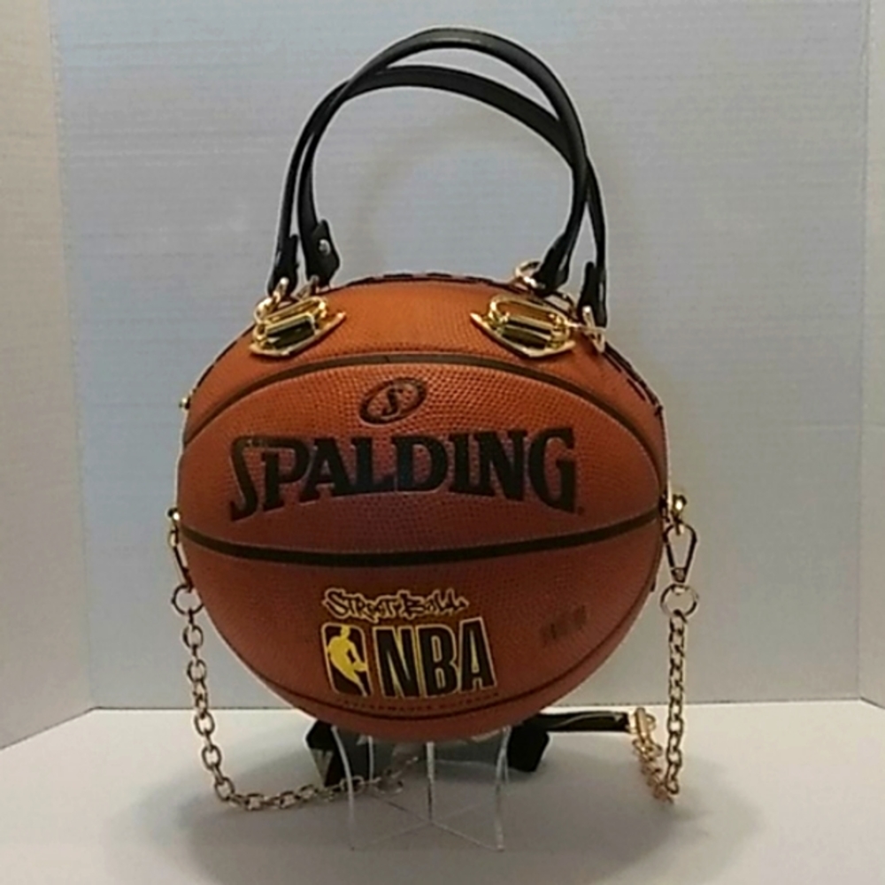 HANDMADE "ORIGINAL SPALDING" Basketball Purse ๐ - Picture 10 of 17